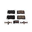 Z23-1836 Front Z23 Daily Carbon-Fiber Ceramic Brake Pads with Stainless-Steel Hardware Kit