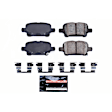 Z23-1857 Rear Z23 Daily Carbon-Fiber Ceramic Brake Pads with Stainless-Steel Hardware Kit
