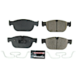 Z23-1865 Front Z23 Evolution Sport Series Carbon Fiber Ceramic Brake Pad Set