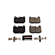 Z23-1875 Front Z23 Daily Carbon-Fiber Ceramic Brake Pads with Stainless-Steel Hardware Kit