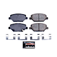 Z23-1886 Front Z23 Daily Carbon-Fiber Ceramic Brake Pads with Stainless-Steel Hardware Kit