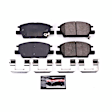 Z23-1913 Front Z23 Daily Carbon-Fiber Ceramic Brake Pads with Stainless-Steel Hardware Kit