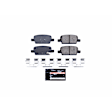 2021 Chevrolet Malibu - Rear Carbon Fiber Ceramic Brake Pad Set, 2.0L 4Cyl, With Manual Parking Brake, Z23 Evolution Sport Series