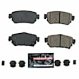 2020 Nissan Rogue - Rear Carbon Fiber Ceramic Brake Pad Set, 2.5L 4Cyl, With Electric Parking Brake, Z23 Evolution Sport Series