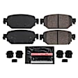 Z23-2042 Rear Z23 Daily Carbon-Fiber Ceramic Brake Pads with Stainless-Steel Hardware Kit