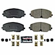 2018 Volkswagen Atlas - Front Carbon Fiber Ceramic Brake Pad Set, 2.0L 4Cyl, Z23 Evolution Sport Series
