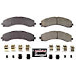 2019 Ram 3500 - Rear Carbon Fiber Ceramic Brake Pad Set, 6.4L 8Cyl, With Dual Rear Wheels, 8x156 mm Rotor Bolt Pattern, Z23 Evolution Sport Series