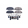 Z23-273 Front Z23 Daily Carbon-Fiber Ceramic Brake Pads with Stainless-Steel Hardware Kit