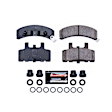 Z23-369 Front Z23 Daily Carbon-Fiber Ceramic Brake Pads with Stainless-Steel Hardware Kit