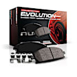Z23-374 Rear Z23 Daily Carbon-Fiber Ceramic Brake Pads with Stainless-Steel Hardware Kit