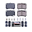 Z23-466 Front Z23 Daily Carbon-Fiber Ceramic Brake Pads with Stainless-Steel Hardware Kit