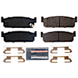 Z23-588 Rear Z23 Daily Carbon-Fiber Ceramic Brake Pads with Stainless-Steel Hardware Kit