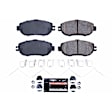 Z23-612 Front Z23 Daily Carbon-Fiber Ceramic Brake Pads with Stainless-Steel Hardware Kit