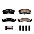 Z23-623 Front Z23 Daily Carbon-Fiber Ceramic Brake Pads with Stainless-Steel Hardware Kit