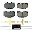 Z23-647 Front Z23 Daily Carbon-Fiber Ceramic Brake Pads with Stainless-Steel Hardware Kit