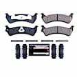 Z23-667A Rear Z23 Daily Carbon-Fiber Ceramic Brake Pads with Stainless-Steel Hardware Kit