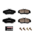 Z23-676 Front Z23 Daily Carbon-Fiber Ceramic Brake Pads with Stainless-Steel Hardware Kit