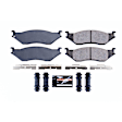 Z23-777 Front OR Rear Z23 Daily Carbon-Fiber Ceramic Brake Pads with Stainless-Steel Hardware Kit