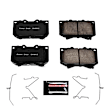 Z23-812 Front Z23 Daily Carbon-Fiber Ceramic Brake Pads with Stainless-Steel Hardware Kit