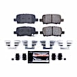 2005 Honda Pilot - Rear Carbon Fiber Ceramic Brake Pad Set, Z23 Evolution Sport Series
