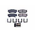 Z23-889 Front Z23 Daily Carbon-Fiber Ceramic Brake Pads with Stainless-Steel Hardware Kit
