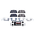 Front Z23 Daily Carbon-Fiber Ceramic Brake Pads with Stainless-Steel Hardware Kit