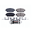 2014 Toyota Tacoma - Front Carbon Fiber Ceramic Brake Pad Set, With 5 Lug Wheels, Z23 Evolution Sport Series