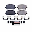 Z23-923 Front Z23 Daily Carbon-Fiber Ceramic Brake Pads with Stainless-Steel Hardware Kit