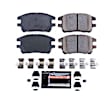 Z23-930 Front Z23 Daily Carbon-Fiber Ceramic Brake Pads with Stainless-Steel Hardware Kit