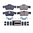 Z23-986 Rear Z23 Daily Carbon-Fiber Ceramic Brake Pads with Stainless-Steel Hardware Kit