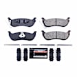 Z23-998 Rear Z23 Daily Carbon-Fiber Ceramic Brake Pads with Stainless-Steel Hardware Kit