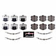 Z26-1185F Front Z26 Street Warrior Carbon-Fiber Ceramic Series Carbon Fiber Ceramic Brake Pad Set