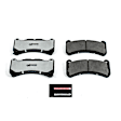Z26-1365 Front Z26 Street Warrior Carbon-Fiber Ceramic Series Carbon Fiber Ceramic Brake Pad Set