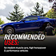 2015 BMW M6 - Rear Carbon Fiber Ceramic Brake Pad Set, Requires Wear Sensor - Sold Separately, Except Ceramic Composite Brakes, Z26 Street Warrior Carbon-Fiber Ceramic Series