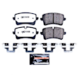 Z26-1547 Rear Z26 Street Warrior Carbon-Fiber Ceramic Series Carbon Fiber Ceramic Brake Pad Set