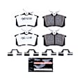 Z26-340 Rear Z26 Street Warrior Carbon-Fiber Ceramic Series Carbon Fiber Ceramic Brake Pad Set