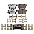 2005 Acura RSX - Rear Carbon Fiber Ceramic Brake Pad Set, 2.0L 4Cyl, Z26 Street Warrior Carbon-Fiber Ceramic Series