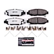 Z26-572 Rear Z26 Street Warrior Carbon-Fiber Ceramic Series Carbon Fiber Ceramic Brake Pad Set