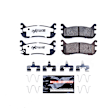 1997 Mazda Miata - Rear Carbon Fiber Ceramic Brake Pad Set, 1.8L 4Cyl, Z26 Street Warrior Carbon-Fiber Ceramic Series