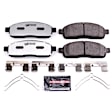 Z36-1011 Front Z36 Truck Carbon-Fiber Ceramic Brake Pads with Stainless-Steel Hardware Kit