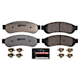 Z36-1067 Rear Z36 Truck Carbon-Fiber Ceramic Brake Pads with Stainless-Steel Hardware Kit