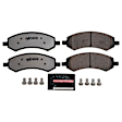 Z36-1084 Front Z36 Truck Carbon-Fiber Ceramic Brake Pads with Stainless-Steel Hardware Kit