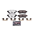 Z36-1100 Rear Z36 Truck Carbon-Fiber Ceramic Brake Pads with Stainless-Steel Hardware Kit