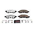 Z36-1169 Front Z36 Truck Carbon-Fiber Ceramic Brake Pads with Stainless-Steel Hardware Kit
