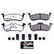 Z36-1279 Rear Z36 Truck Carbon-Fiber Ceramic Brake Pads with Stainless-Steel Hardware Kit