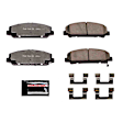 Z36-1286 Front Z36 Truck Carbon-Fiber Ceramic Brake Pads with Stainless-Steel Hardware Kit