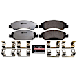Z36-1363 Front Z36 Truck Carbon-Fiber Ceramic Brake Pads with Stainless-Steel Hardware Kit