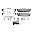 2013 Ford Explorer - Carbon Fiber Ceramic Brake Pad Set, Standard Brakes, 325mm (12.8 in.) Front Rotors, Z36 Extreme Truck And Tow