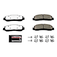 Z36-1631 Front Z36 Truck Carbon-Fiber Ceramic Brake Pads with Stainless-Steel Hardware Kit