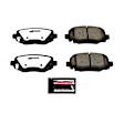 Z36-1734 Rear Z36 Truck Carbon-Fiber Ceramic Brake Pads with Stainless-Steel Hardware Kit